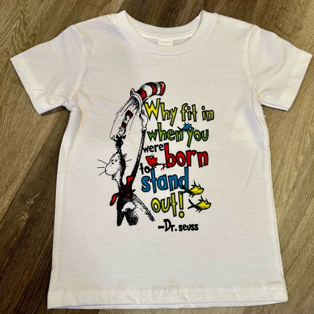 Dr Suess kids shirts